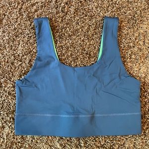 Reversible sports bra